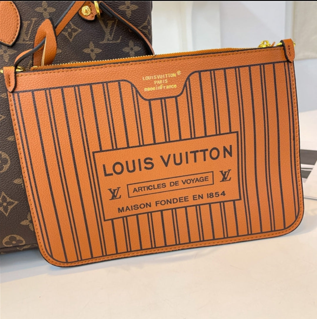 LV NEVERFULL BAGS & WRISTLET 5810