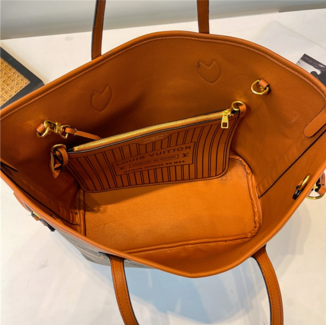 LV NEVERFULL BAGS & WRISTLET 5810