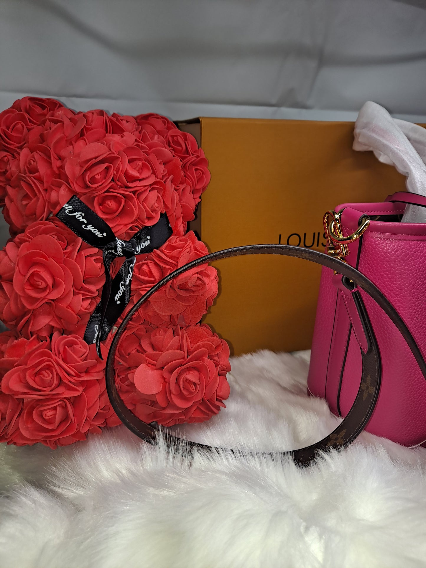 Reversible LV CROSSBODY BAG & WRISTLET