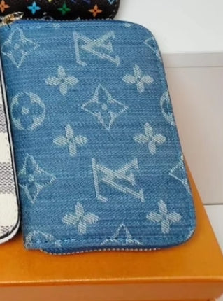 DENIM LV CROSSBODY & WALLET