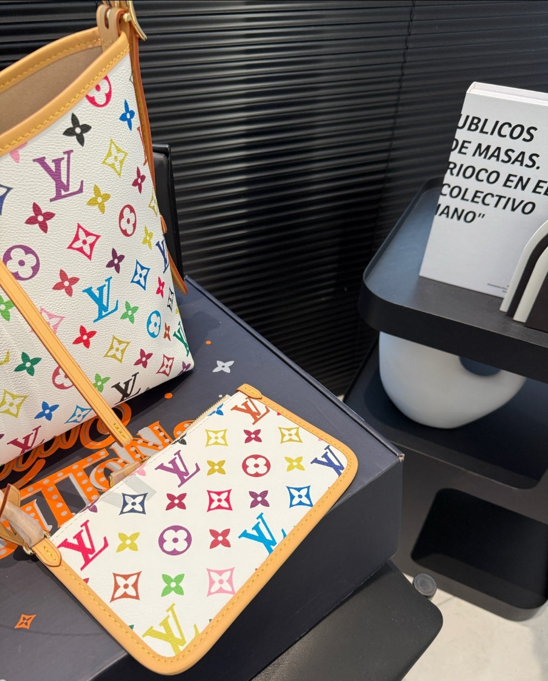 LV BAG & WRISTLET