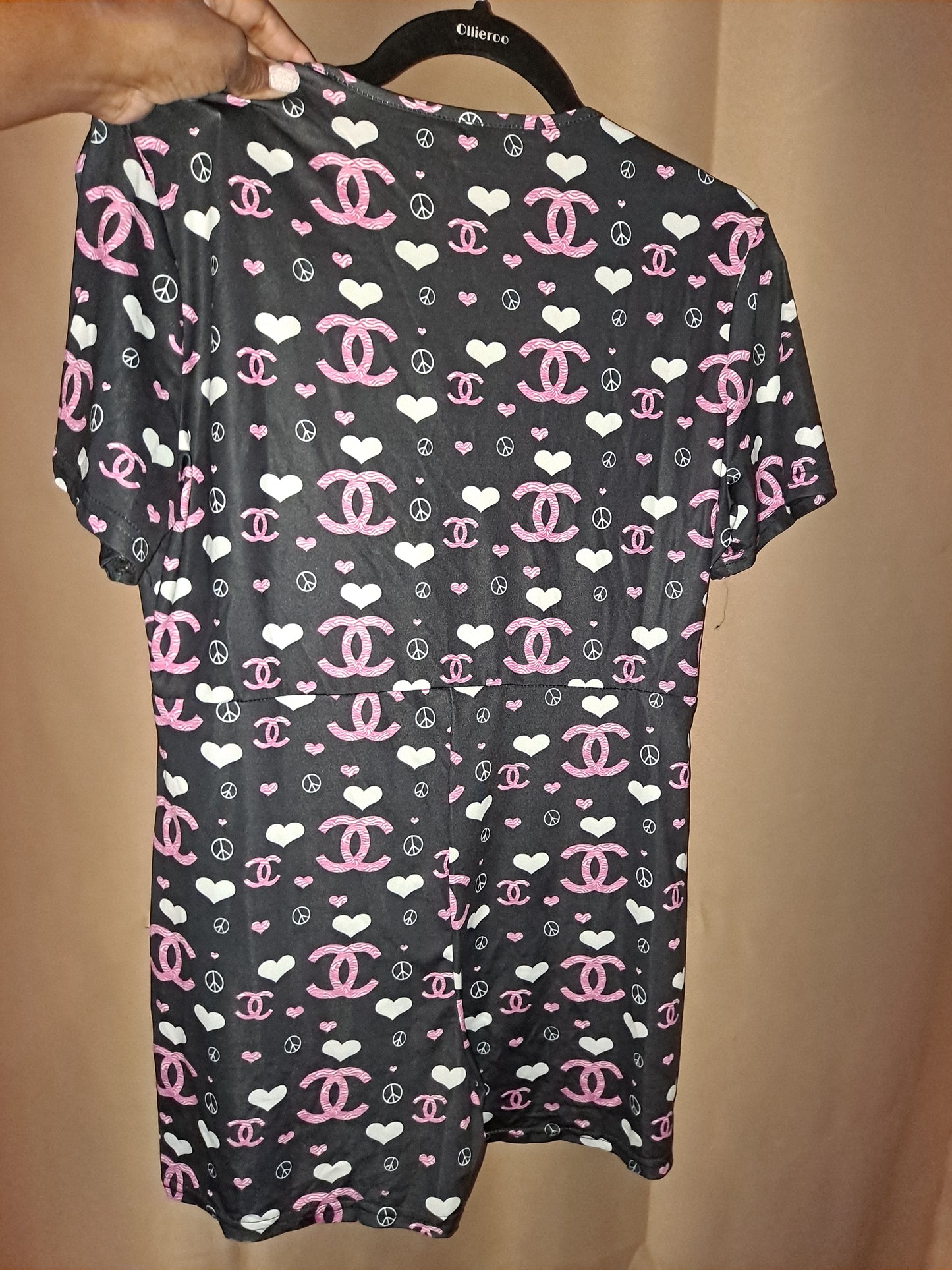 CC NIGHT ROMPER SHORT ONESIE OUTFIT size 2XL