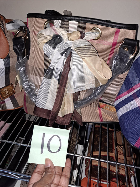 #10 BB chocolate Bucket bag.  CLEARANCE