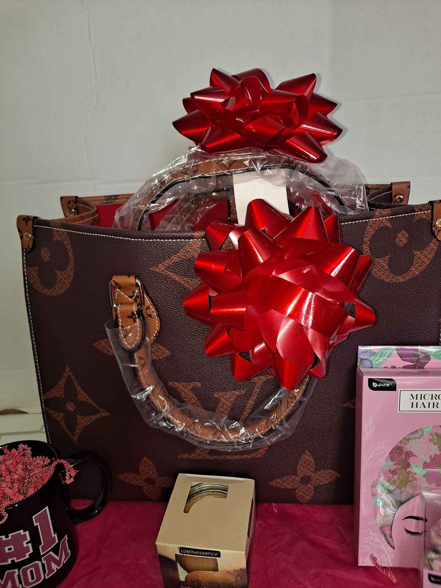ON HAND LV gift baskets TOTE bags