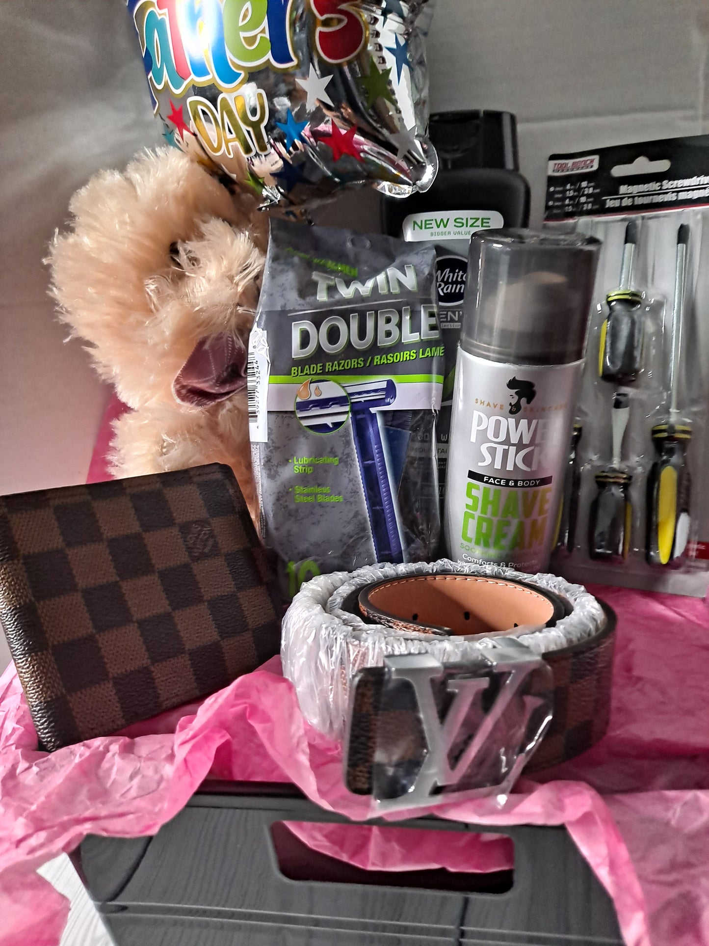 LV FATHER'S MEN DAY GIFT BASKET