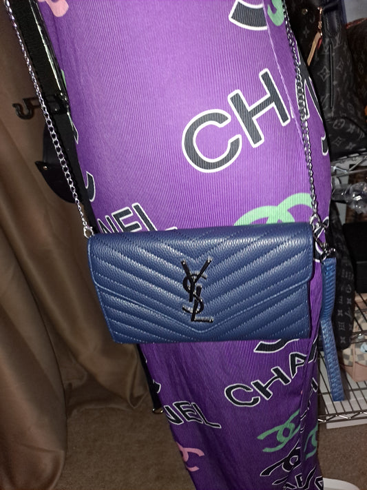 ON HAND YLS BLUE CROSSBODY BAG