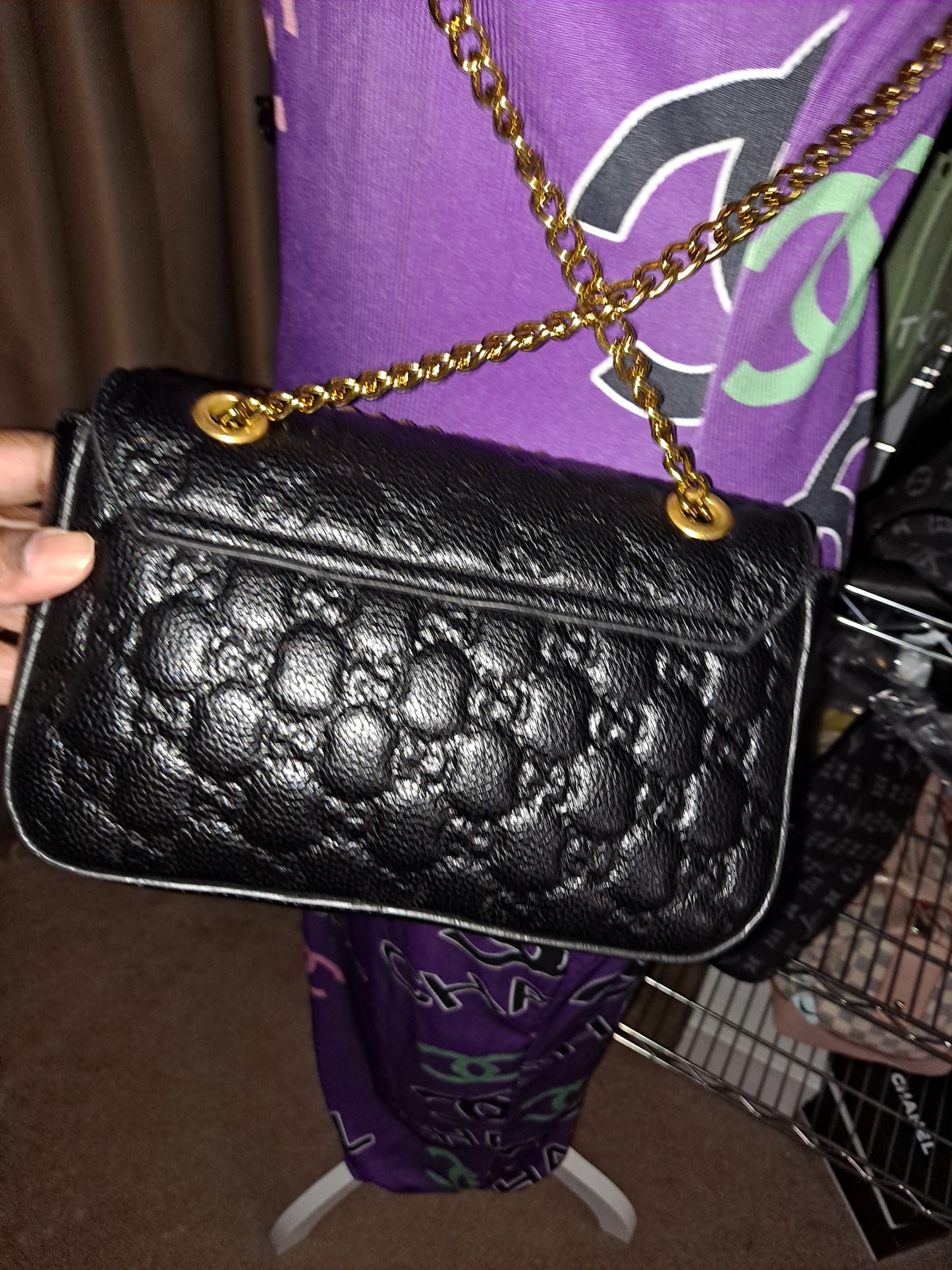 ON HAND GG EMBOSSED CROSSBODY BAG