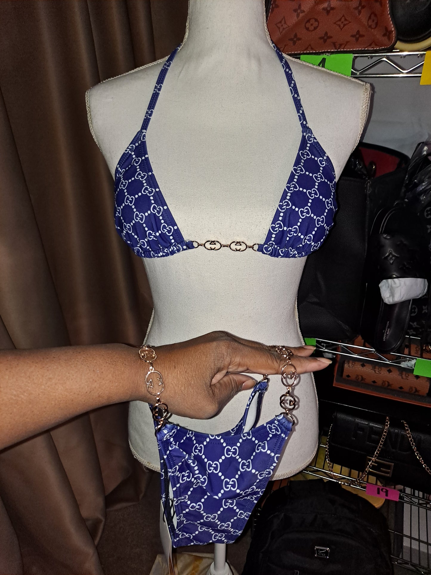 GG CHAIN BIKINI X-S