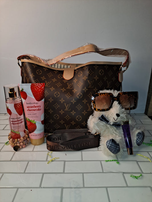 LV HOBO BAG or GIFT BASKET