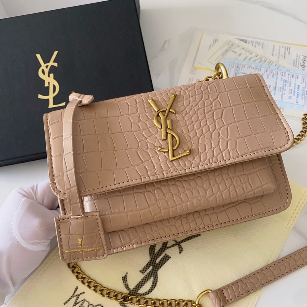 YLS GOLD CHAIN CROSSBODY BAGS 8625