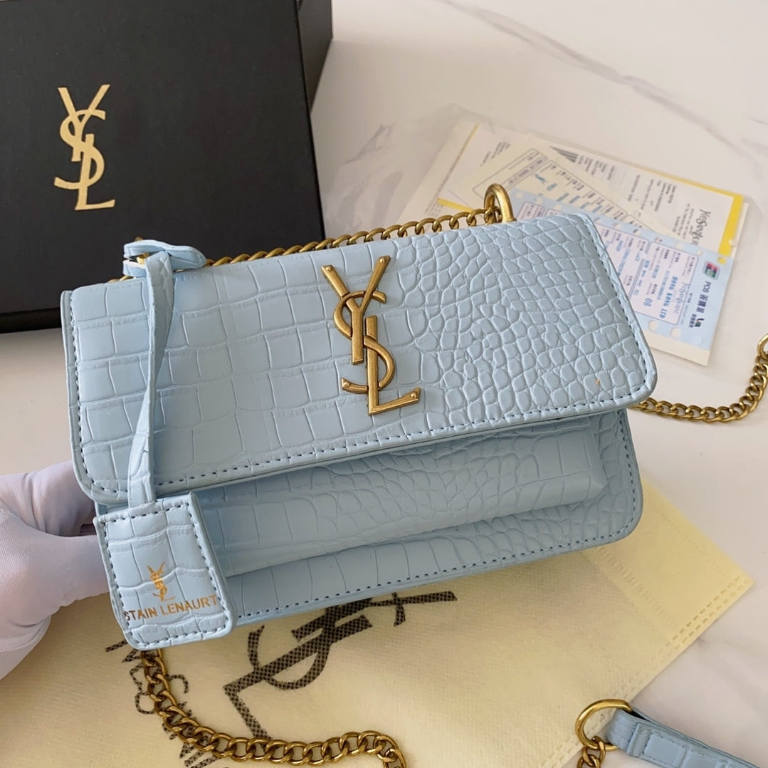 YLS GOLD CHAIN CROSSBODY BAGS 8625