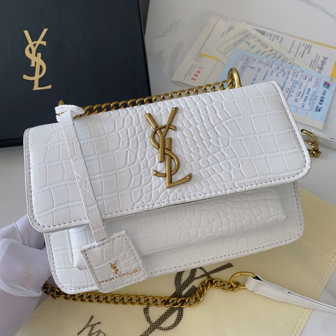 YLS GOLD CHAIN CROSSBODY BAGS 8625