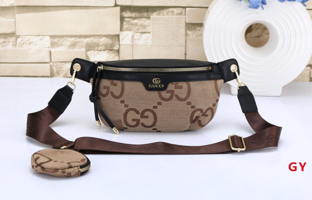 GG 2PC CROSSBODY/ FANNY BAGS 3907