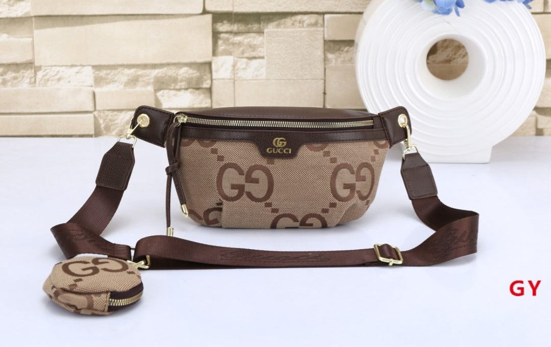 GG 2PC CROSSBODY/ FANNY BAGS 3907