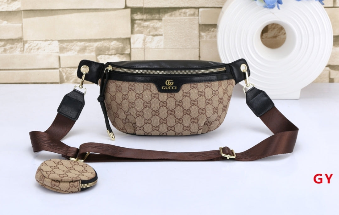 GG 2PC CROSSBODY/ FANNY BAGS 3907