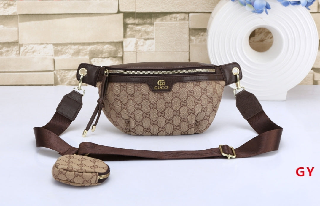 GG 2PC CROSSBODY/ FANNY BAGS 3907