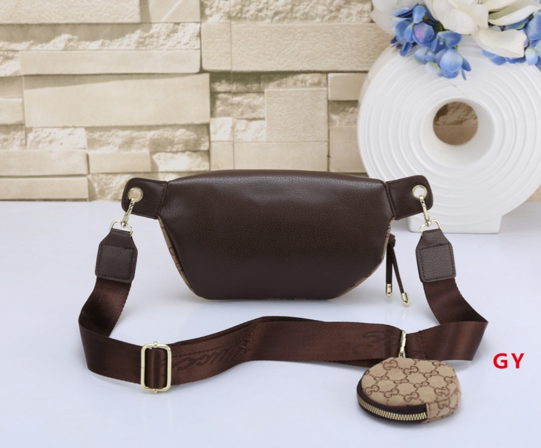 GG 2PC CROSSBODY/ FANNY BAGS 3907