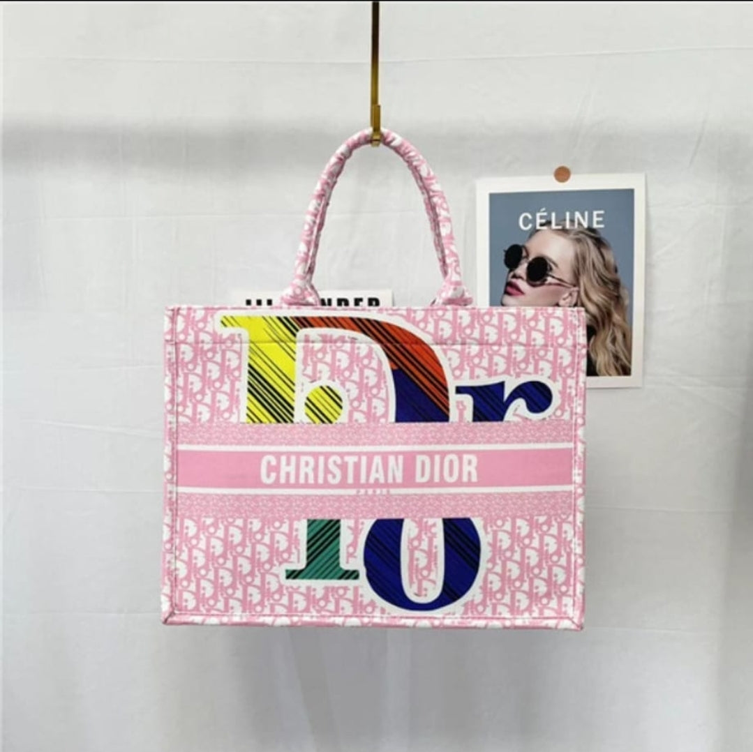 CD TOTE BAG WITH SUNGLASSES