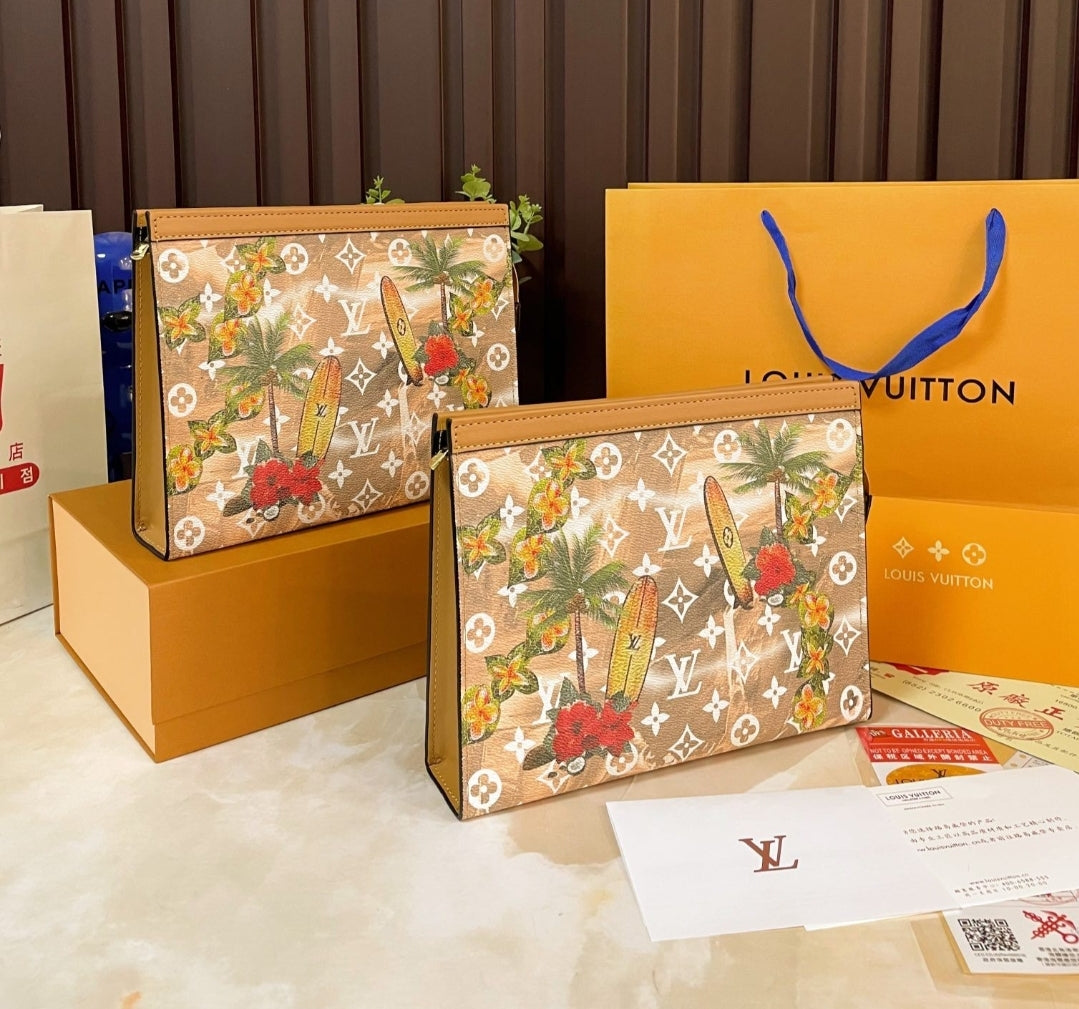 LV MUITICOLOR CLUTCH BAG