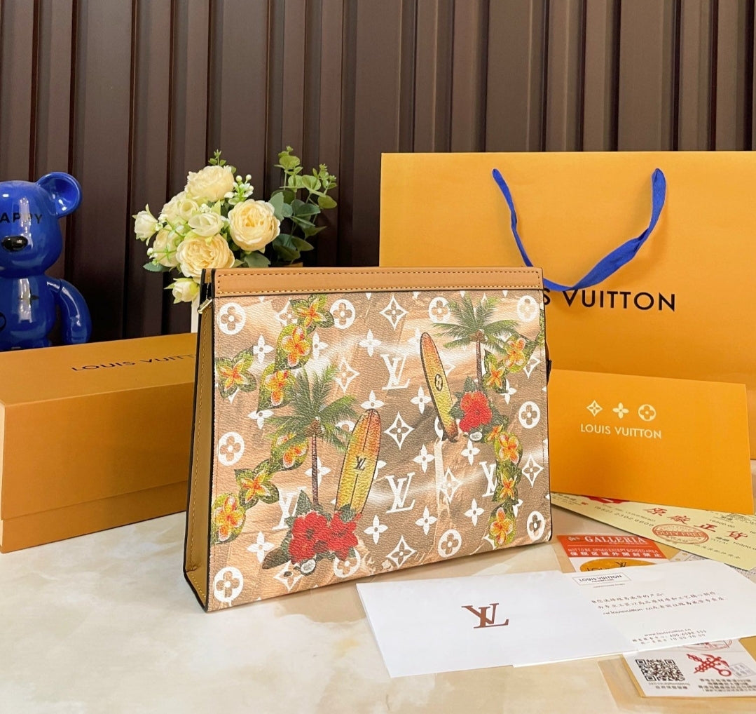 LV MUITICOLOR CLUTCH BAG