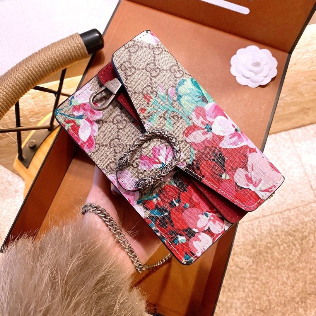 GG FLORAL MINI CROSSBODY