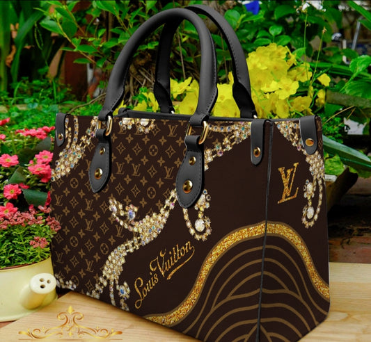 LV TOTE 3D PRINT BAGS WITH CROSSBODY STRAP