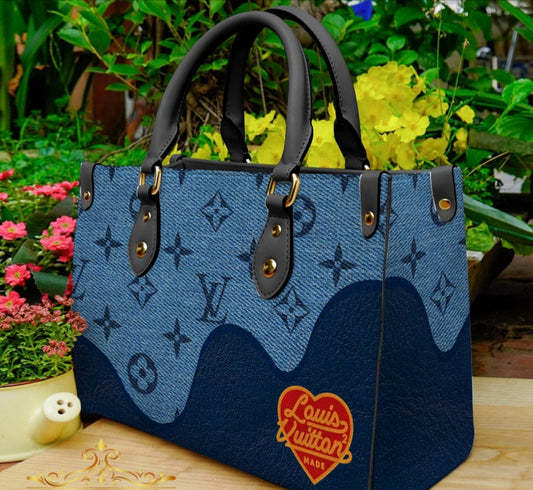 LV TOTE 3D PRINT BAGS WITH CROSSBODY STRAP