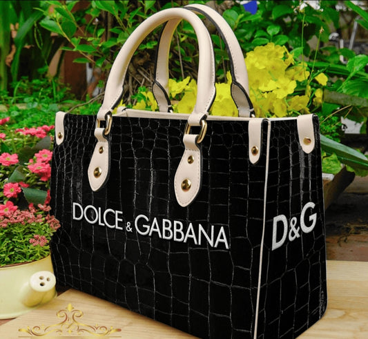 D&G TOTE 3D PRINT BAGS WITH CROSSBODY STRAP
