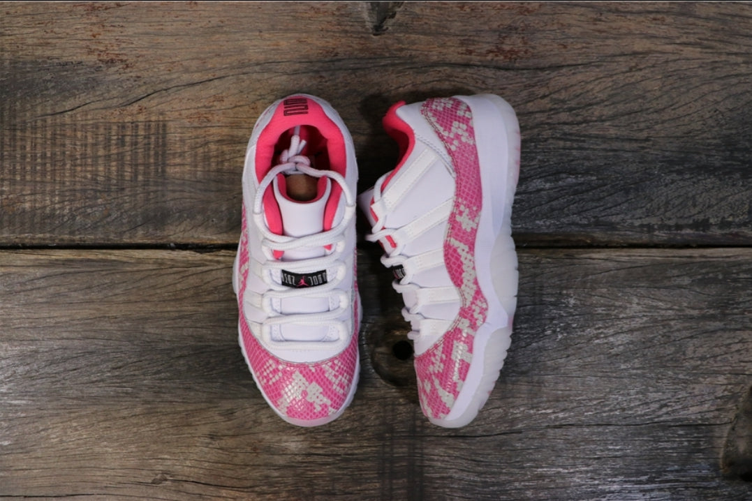 PINK JORDAN 11 SNEAKERS