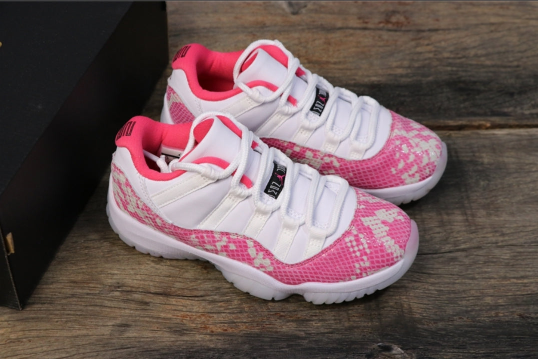 PINK JORDAN 11 SNEAKERS