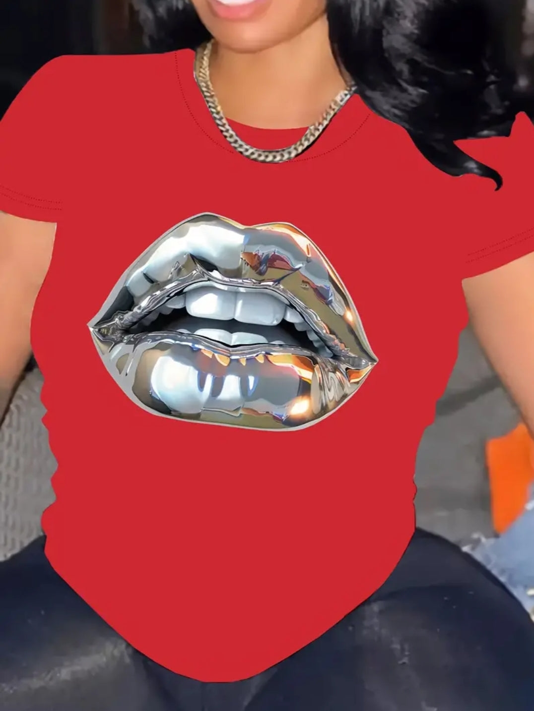 SILVER LIPS T-SHIRTS