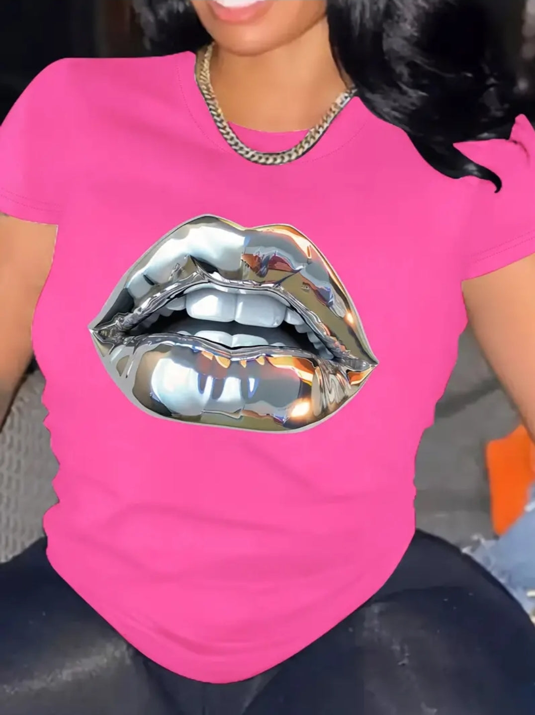 SILVER LIPS T-SHIRTS