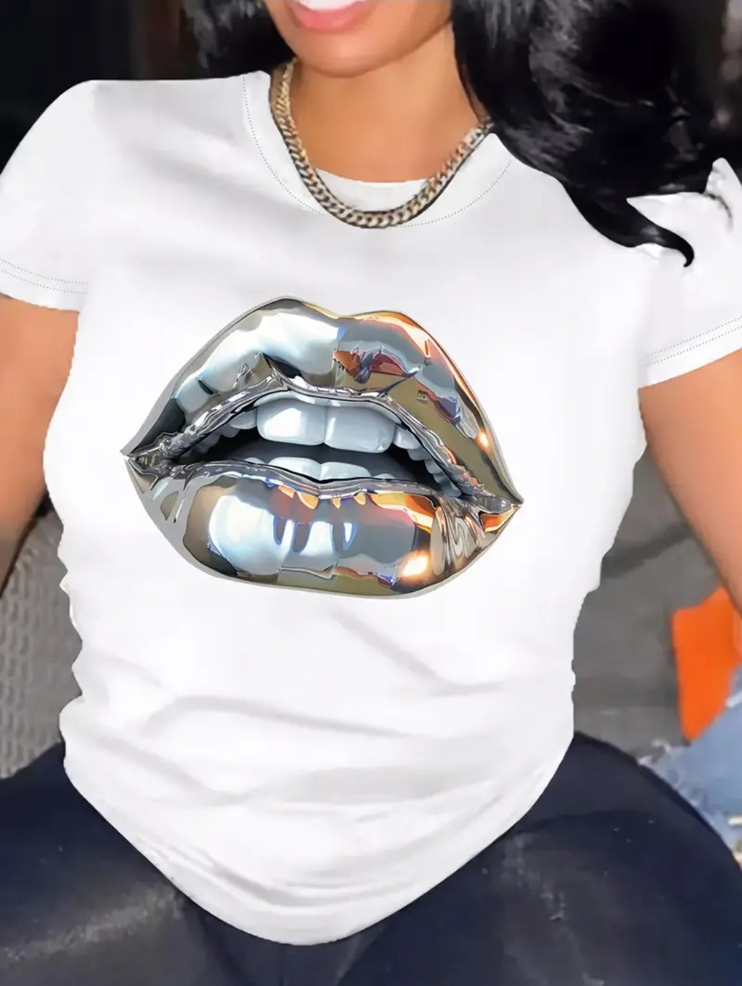 SILVER LIPS T-SHIRTS