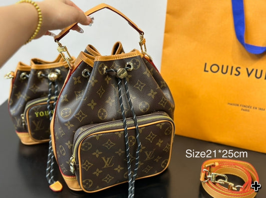 2 LV BUCKET BAGS