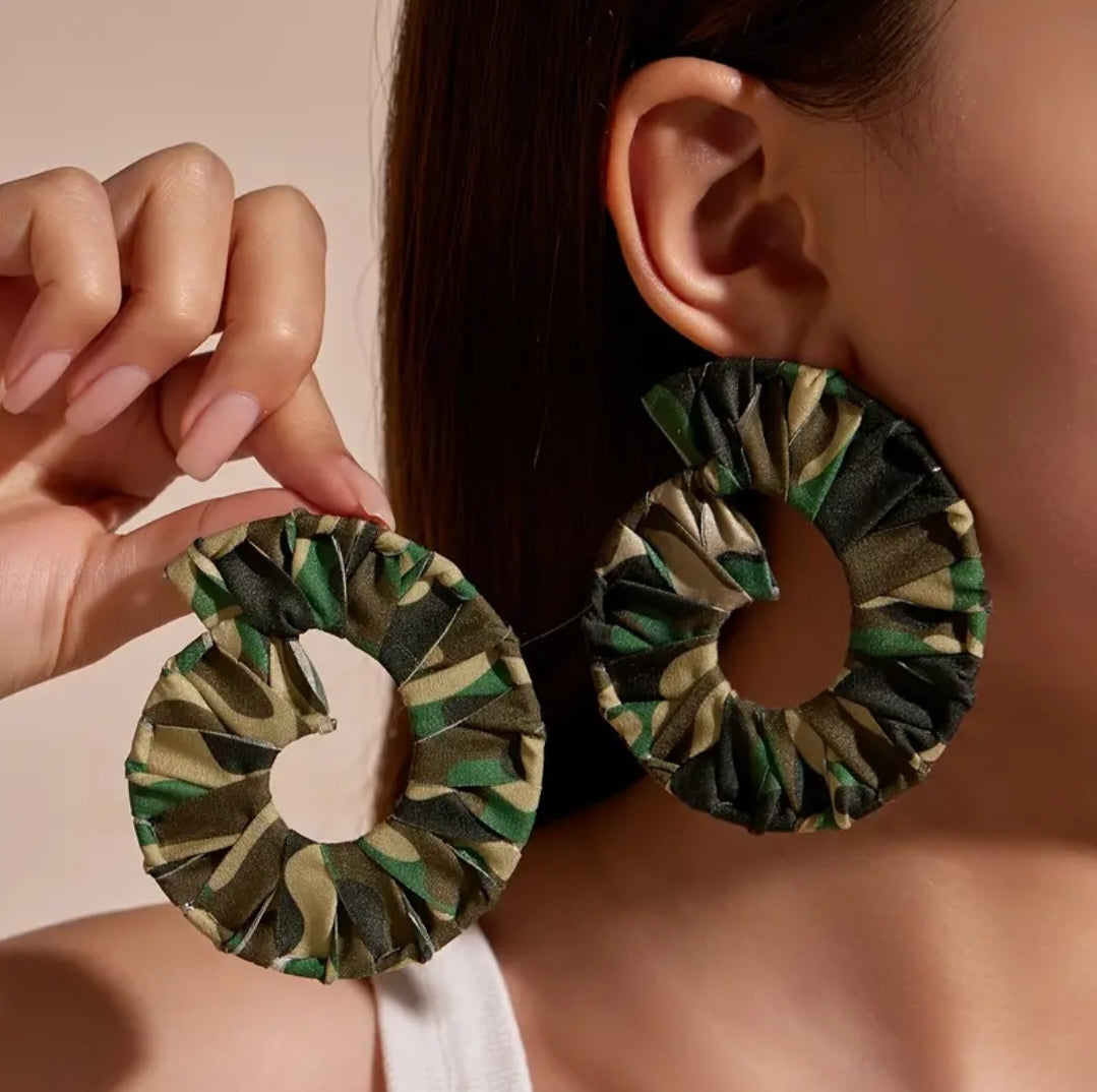 CAMO EARRINGS