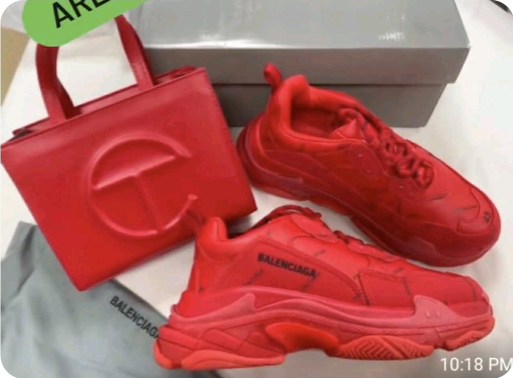 RED SNEAKERS OR TL CROSSBODY BAG