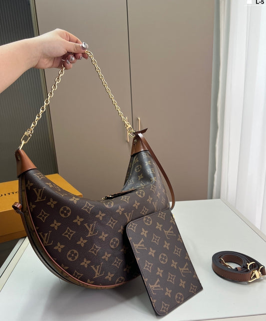 LV HOBO BAG & WRISTLET