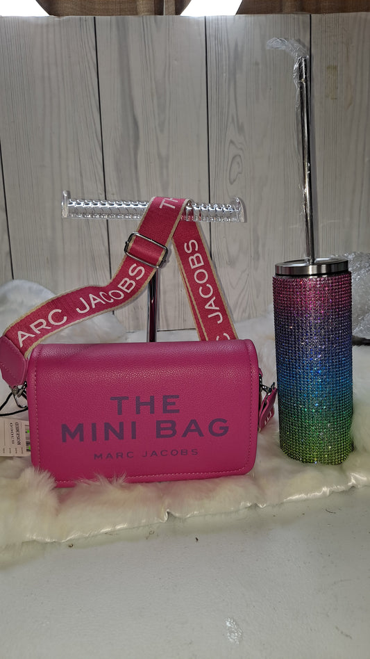 SET MJ CROSSBODY & BLING TUMBLER