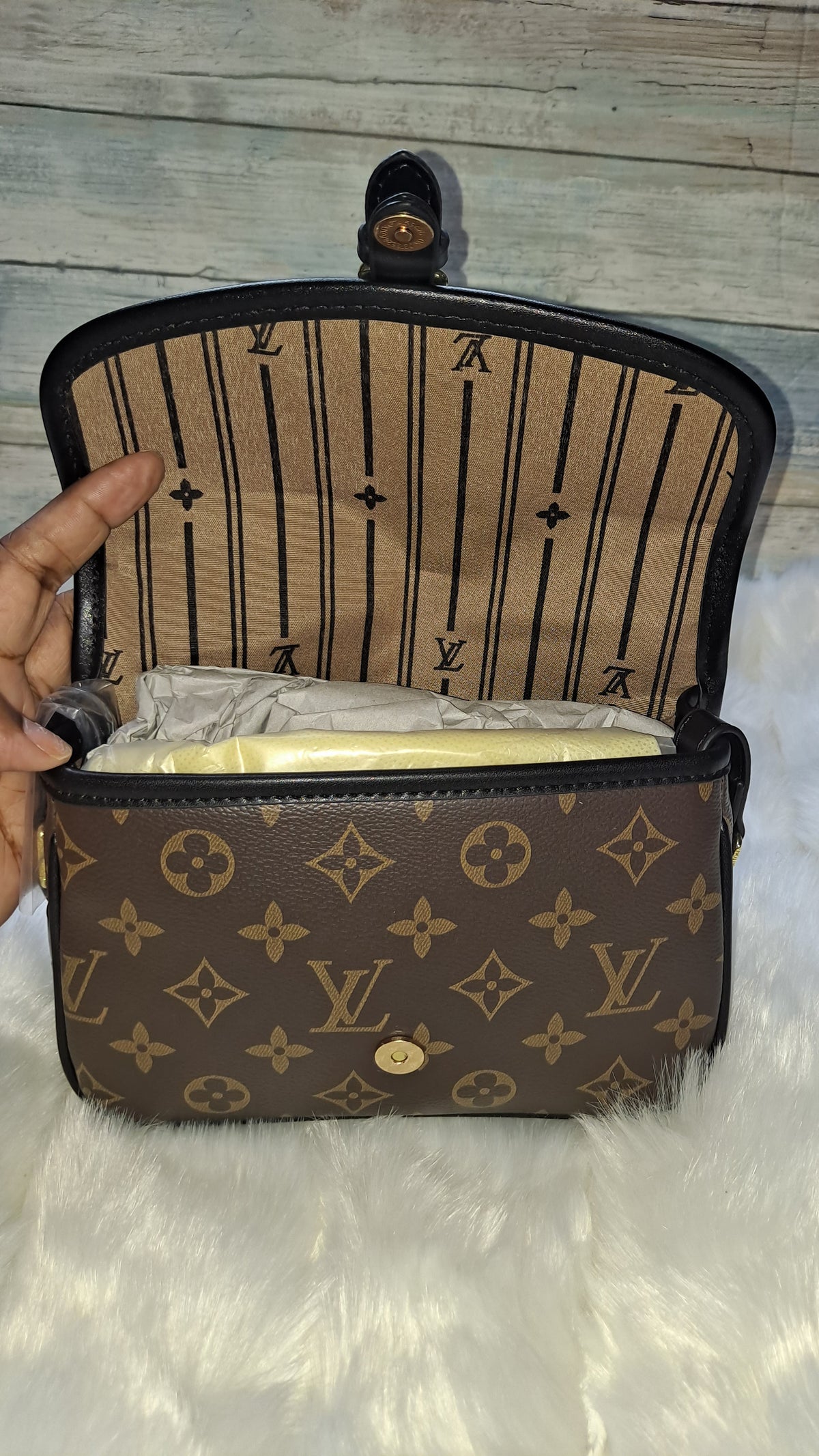 LOUISV MINI CROSSBODY BAG