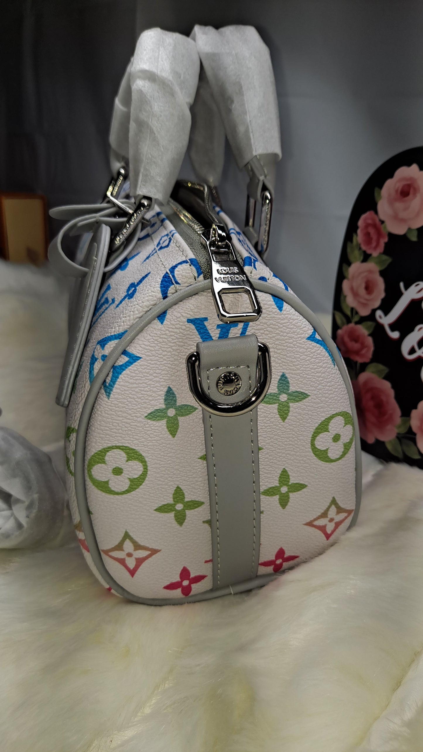 LV SPEEDY 22CM CROSSBODY BAG & WALLET