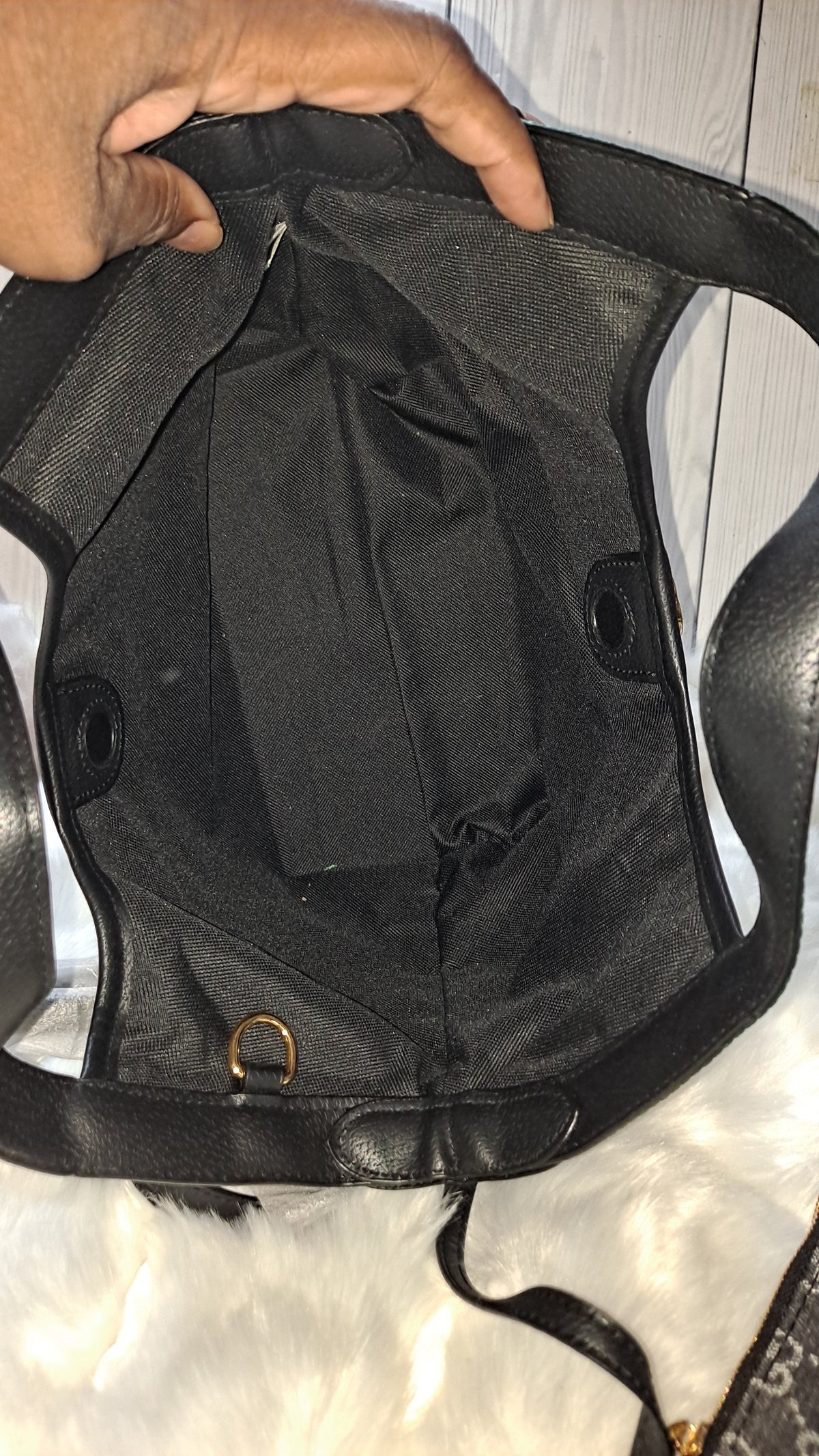 GUCC DENIM HOBO BAG W/CROSSBODY STRAP BAG