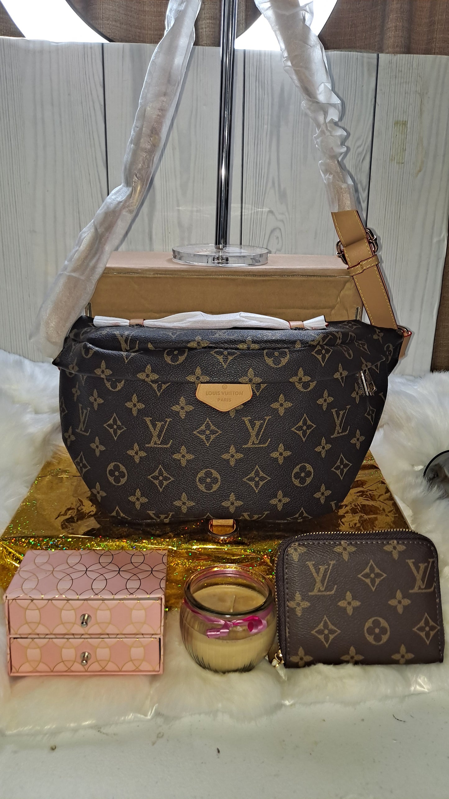 LV BUM BAG & WALLET