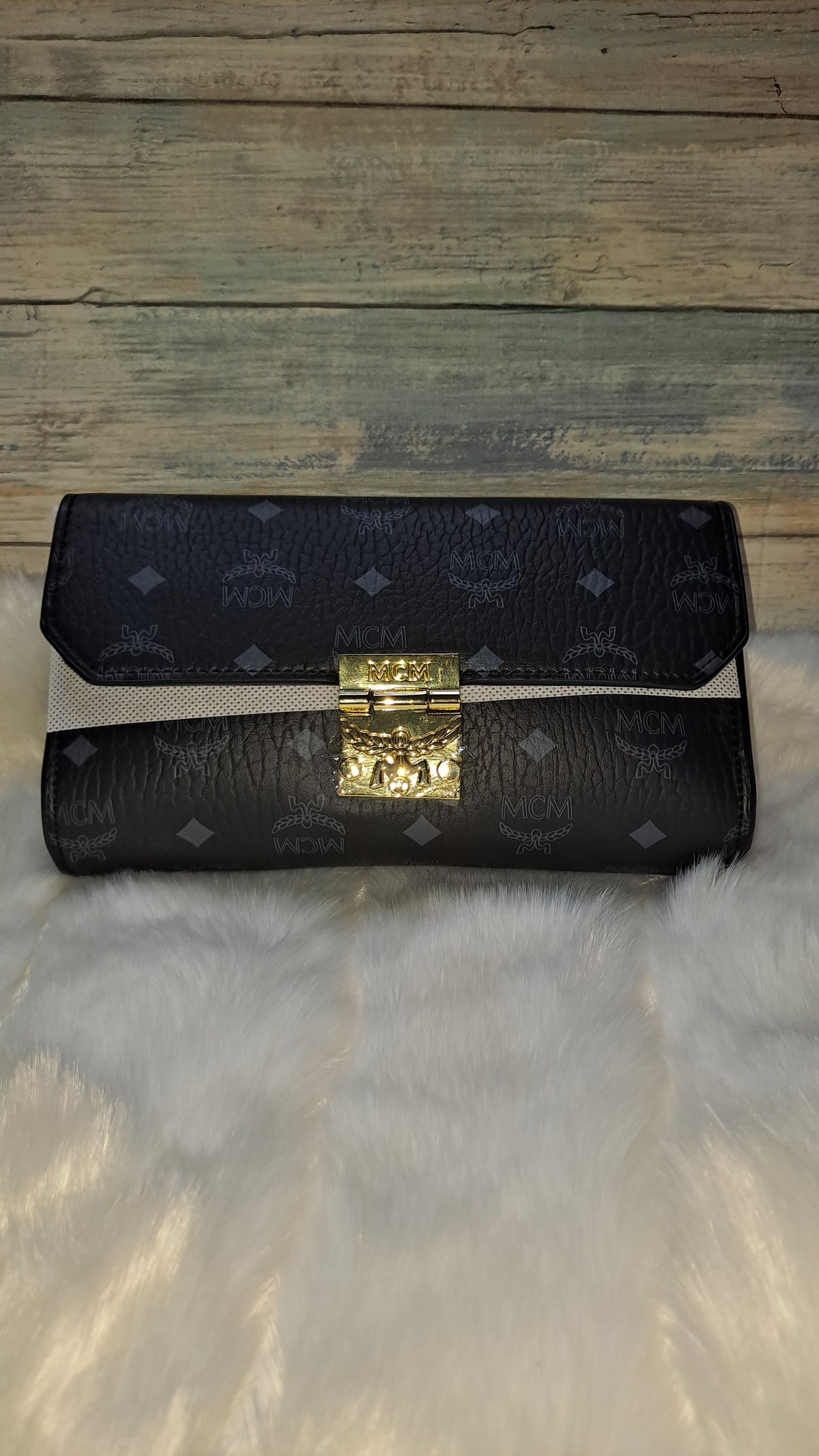 M(M BLACK MINI CHAIN CROSSBODY BAG