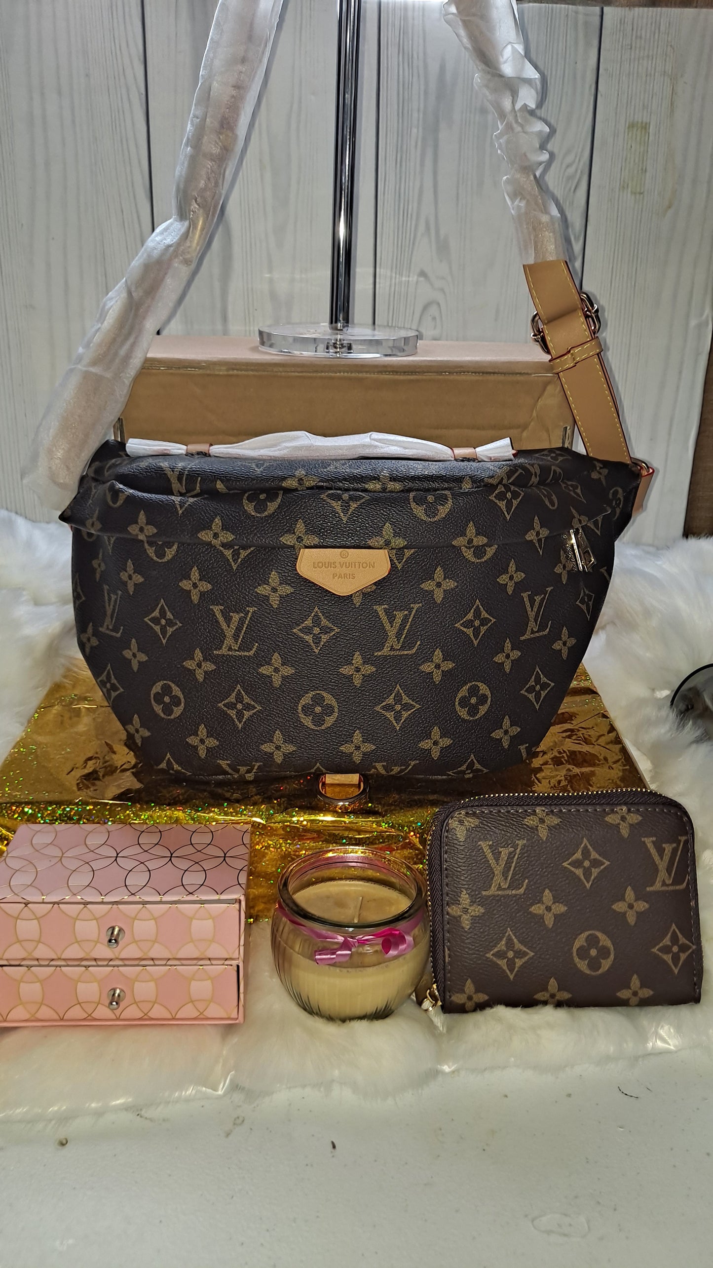 LV BUM BAG & WALLET