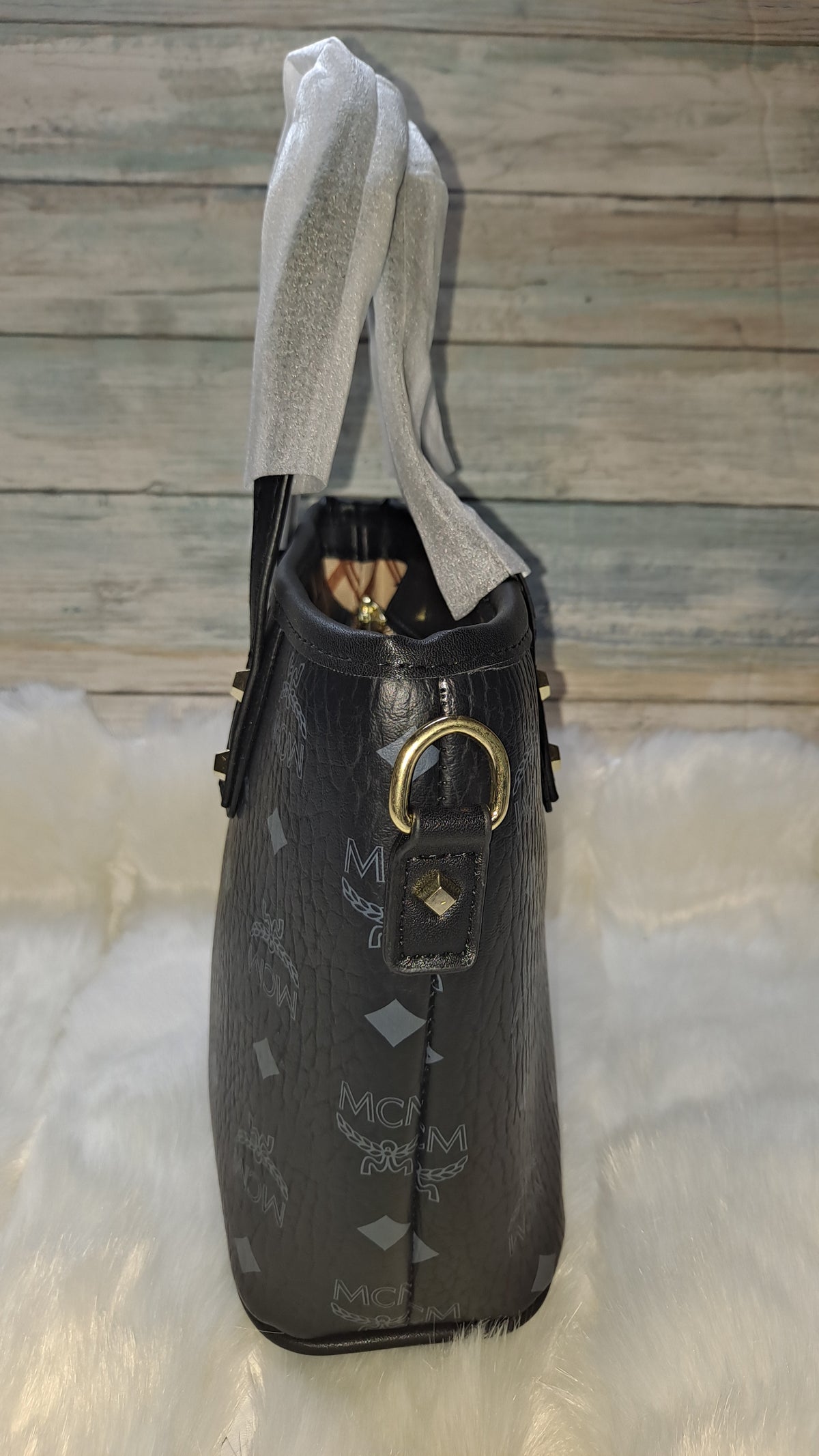 M(M BLACK MINI CROSSBODY BAG