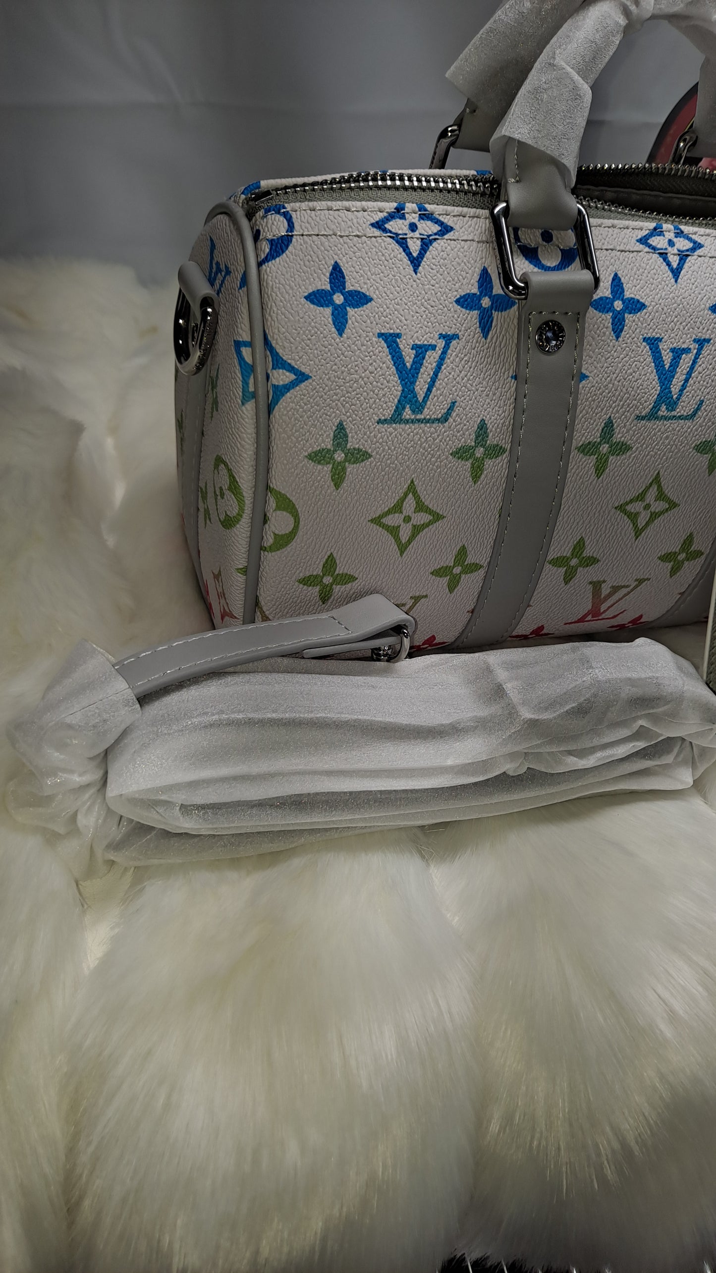 LV SPEEDY 22CM CROSSBODY BAG & WALLET