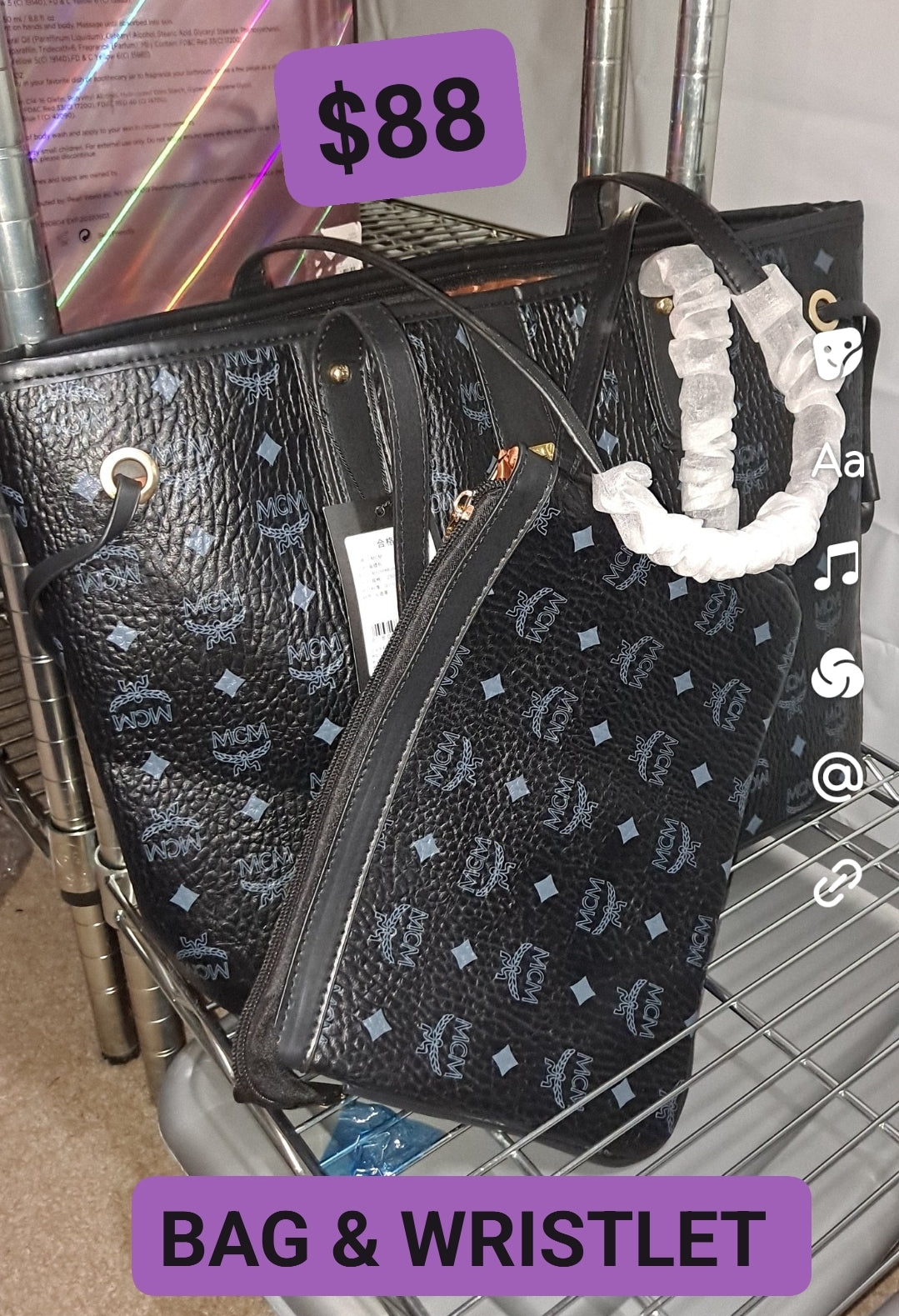 MC NEVERFULL BAG & WRISTLET CLEARANCE