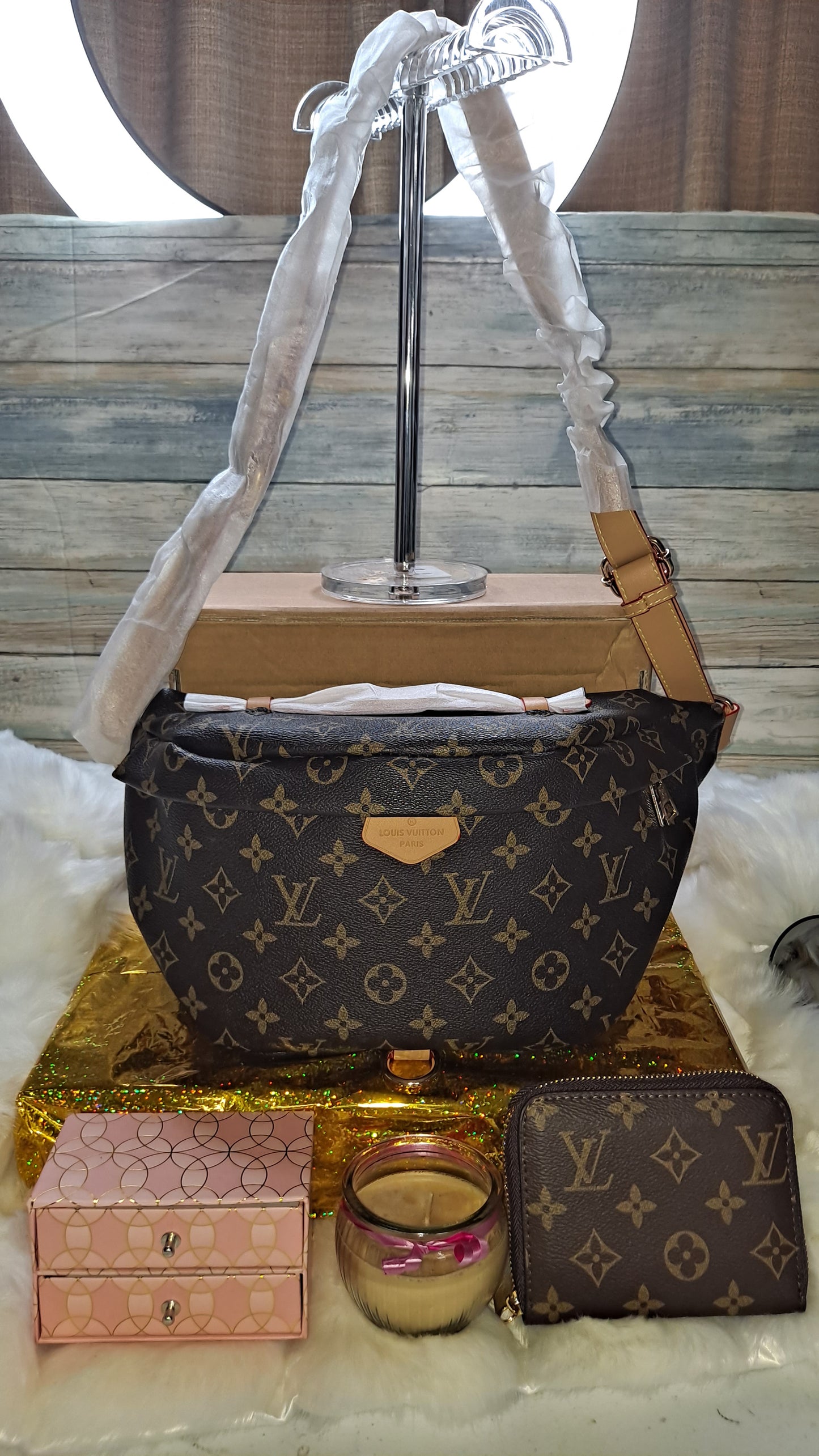LV BUM BAG & WALLET