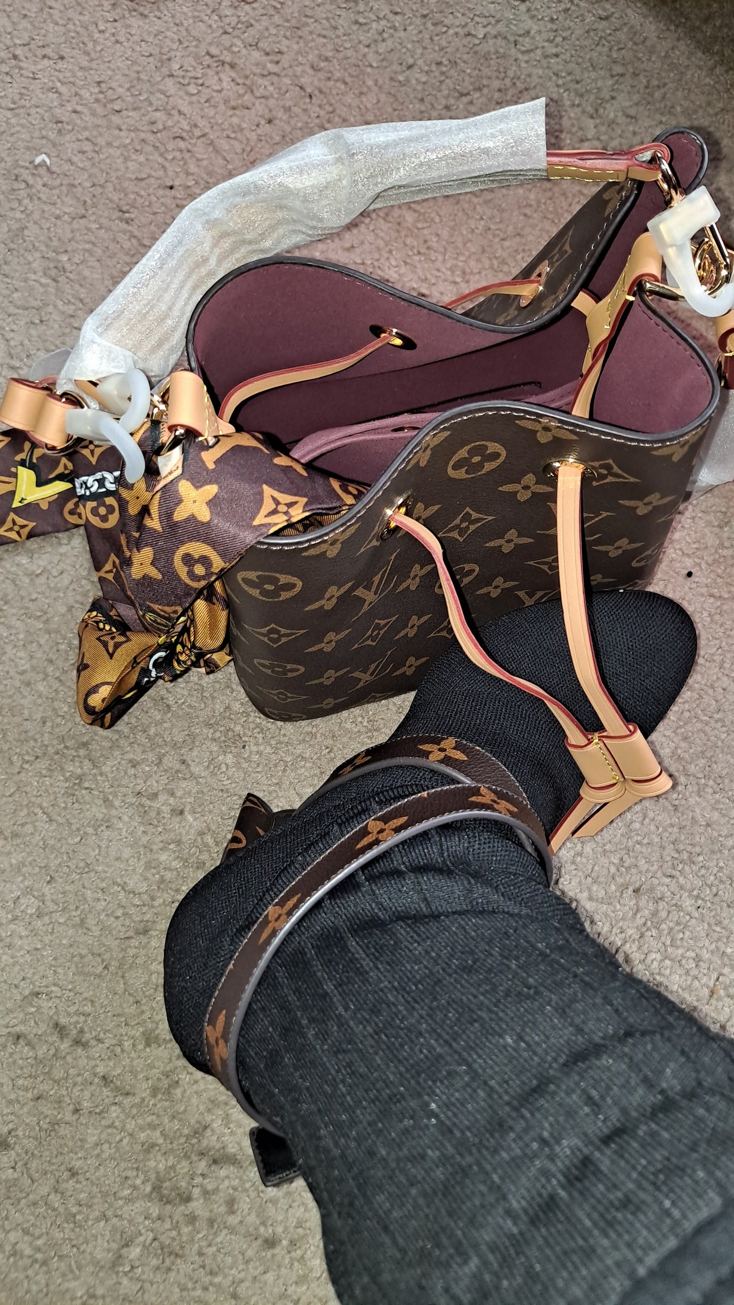 LV SOCK BOOTS SIZE 10