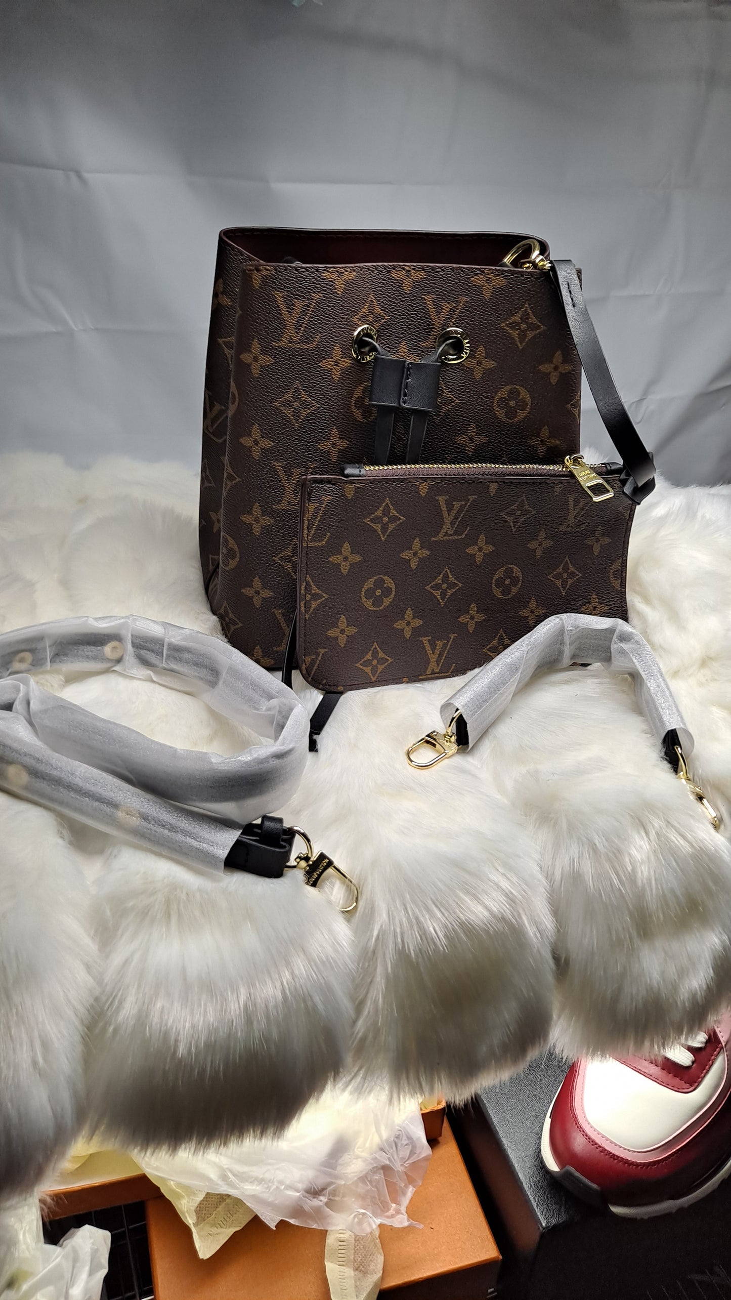 LV BUCKET CROSSBODY BAG